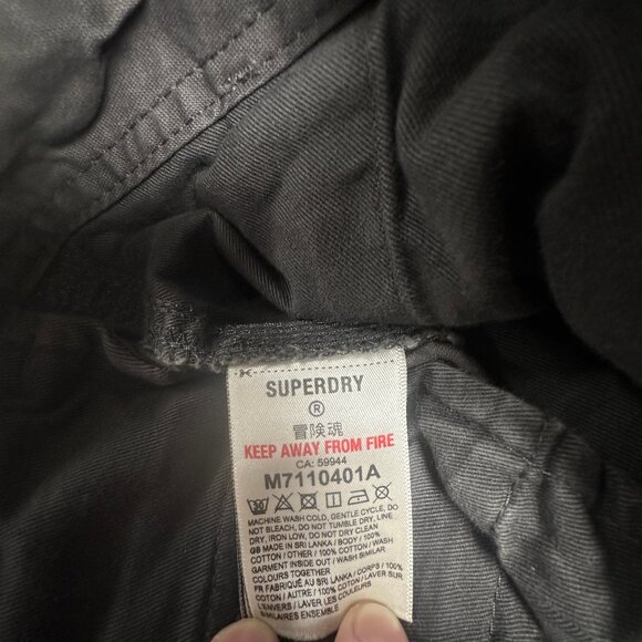 Superdry - Men's Heavy Cargo Shorts Sz 34 - Picture 7 of 8